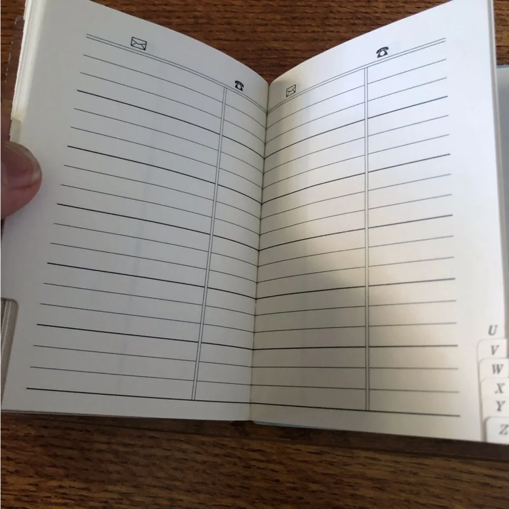 Vintage swan address book